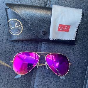 Ray-Ban Polarized Aviator Flash Lenses